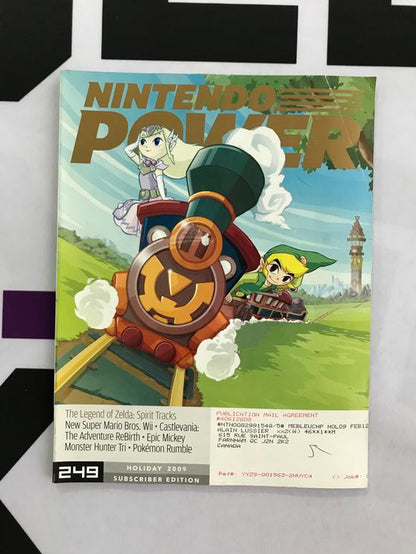NINTENDO POWER GAMER MAGAZINE VOLUME 249 - LEGEND OF ZELDA SPIRIT TRACKS