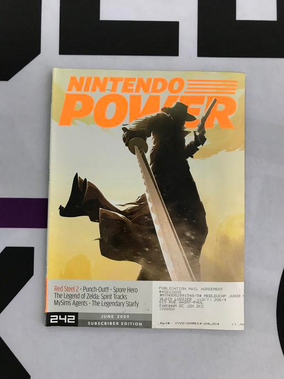 NINTENDO POWER GAMER MAGAZINE VOLUME 242 - RED STEEL 2 (usagé)