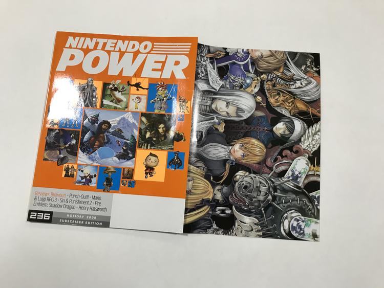 NINTENDO POWER GAMER MAGAZINE VOLUME 236 WITH POSTER - HOLIDAY 2008