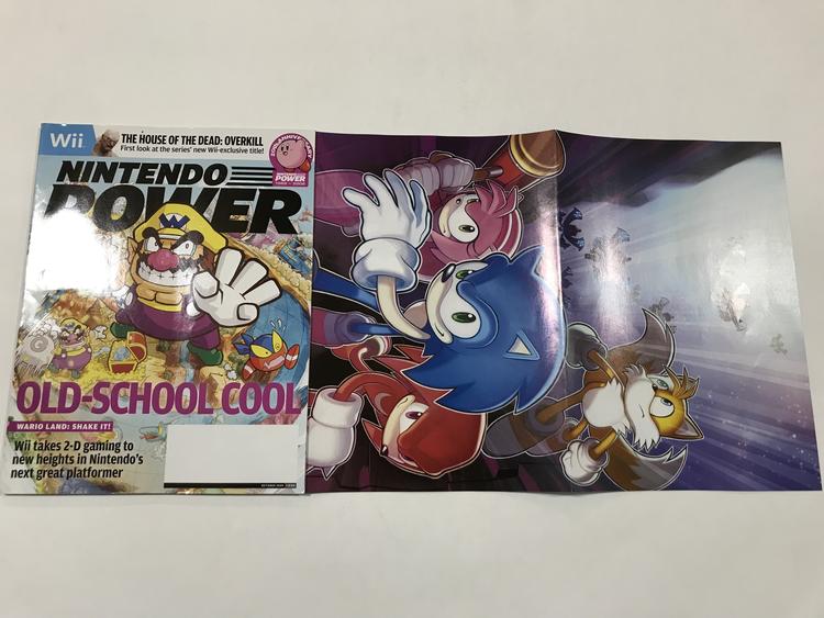 NINTENDO POWER GAMER MAGAZINE VOLUME 233 WITH POSTER - WARIO LAND SHAKE IT