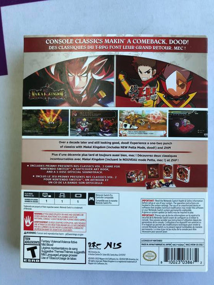 PRINNY PRESENTS NIS CLASSICS VOLUME 2 DELUXE EDITION (usagé)