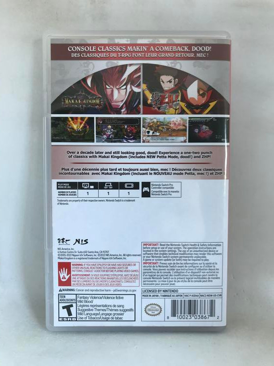 PRINNY PRESENTS NIS CLASSICS VOLUME 2 DELUXE EDITION (usagé)