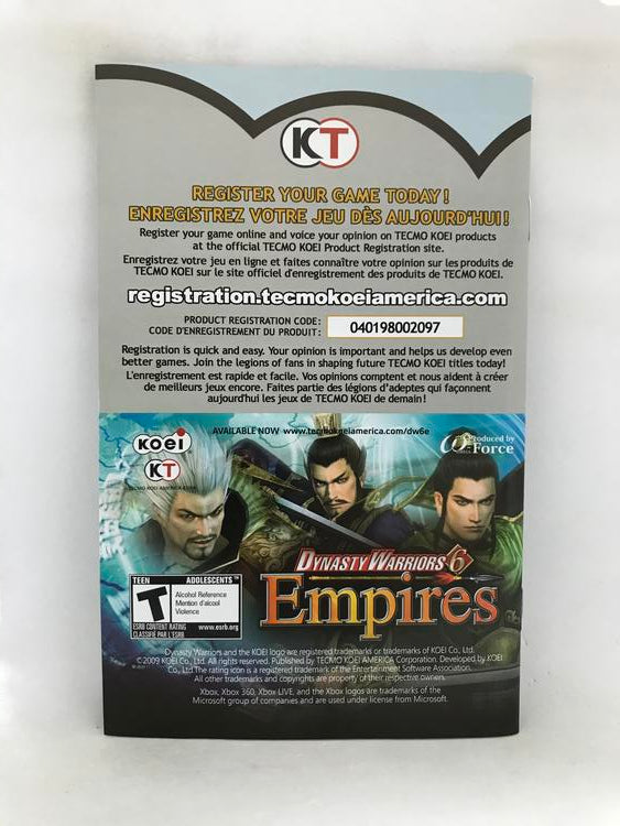 DYNASTY WARRIORS STRIKEFORCE (COMPLETE IN BOX)