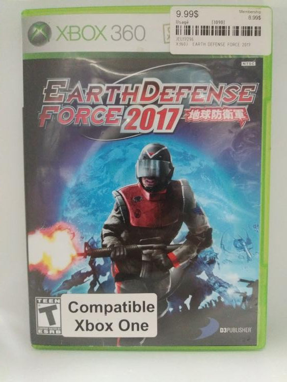 EARTH DEFENSE FORCE 2017 (COMPLETE IN BOX)