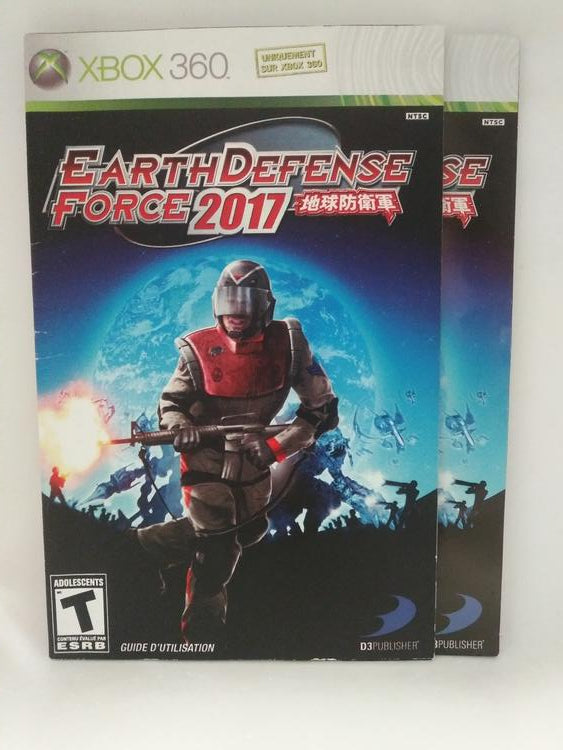 EARTH DEFENSE FORCE 2017 (COMPLETE IN BOX) (usagé)