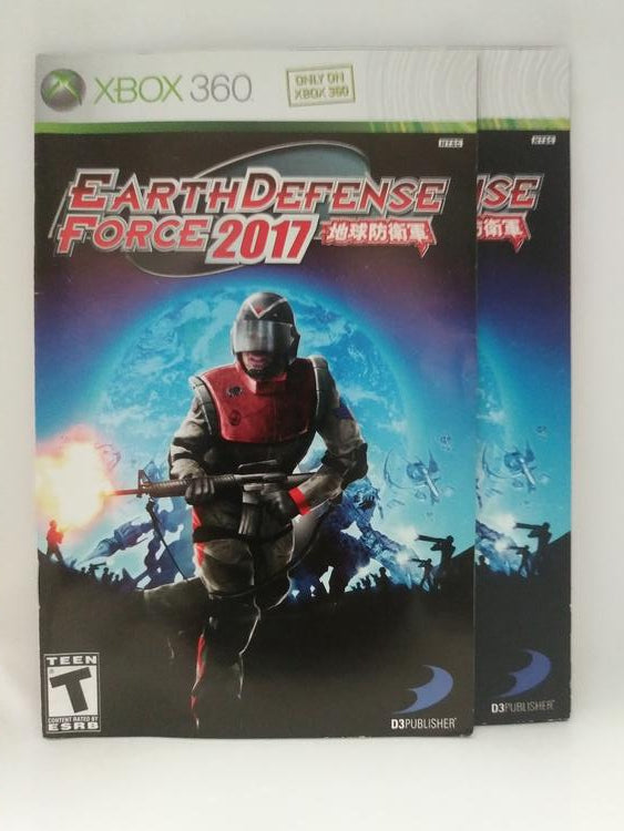 EARTH DEFENSE FORCE 2017 (COMPLETE IN BOX) (usagé)