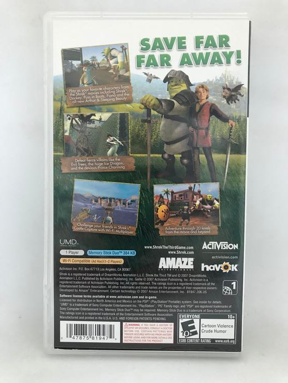 SHREK THE THIRD (COMPLETE IN BOX)