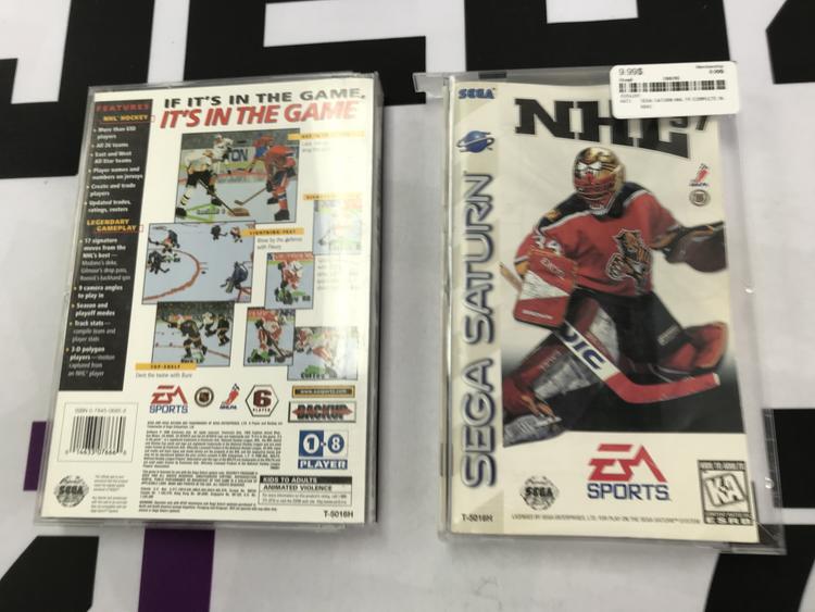 SEGA SATURN NHL 97 (COMPLETE IN BOX)