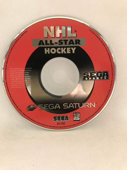 SEGA SATURN NHL ALL-STAR HOCKEY (COMPLETE IN BOX)
