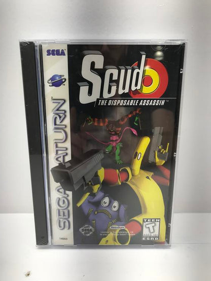 SEGA SATURN SCUD THE DISPOSABLE ASSASSIN (BRAND NEW / SEALED)