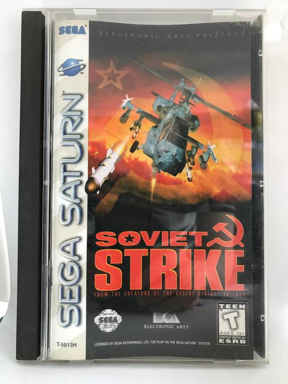SEGA SATURN SOVIET STRIKE (COMPLETE IN BOX) (usagé)