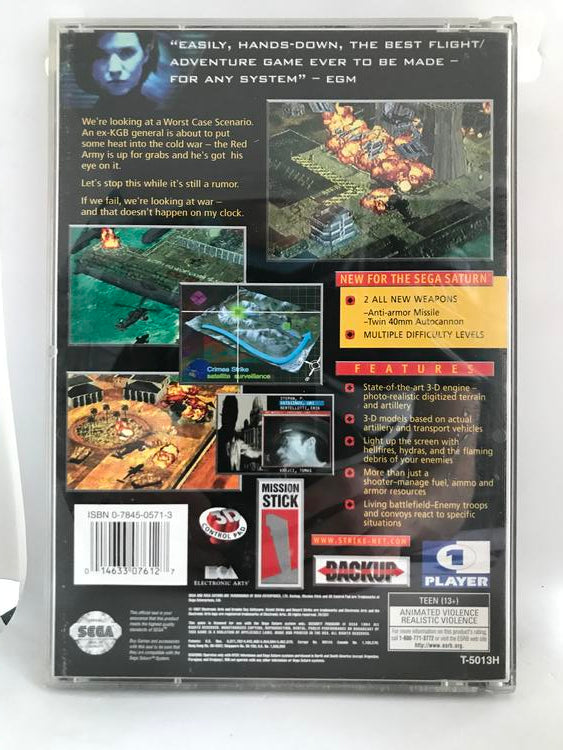 SEGA SATURN SOVIET STRIKE (COMPLETE IN BOX) (usagé)