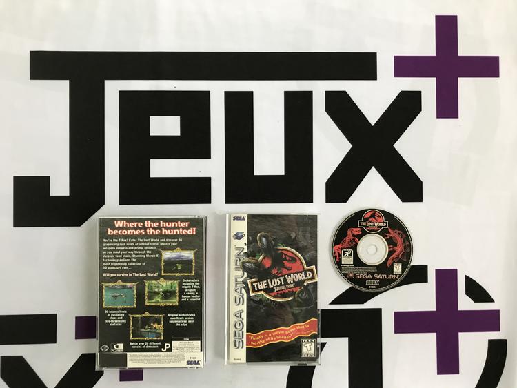 SEGA SATURN THE LOST WORLD JURASSIC PARK (COMPLETE IN BOX) (usagé)