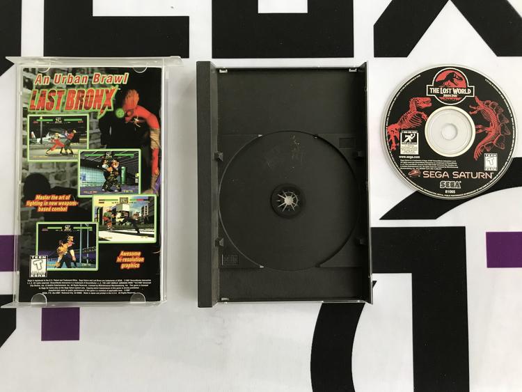 SEGA SATURN THE LOST WORLD JURASSIC PARK (COMPLETE IN BOX)