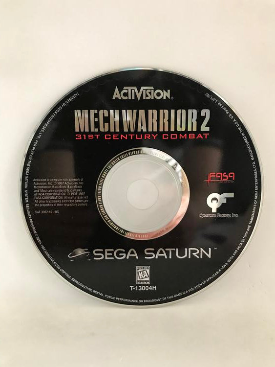 SEGA SATURN MECHWARRIOR 2 (COMPLETE IN BOX)