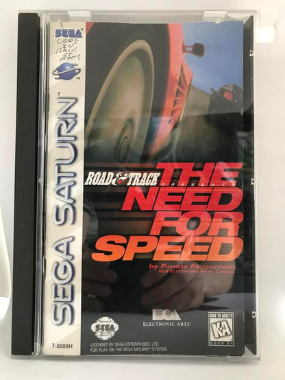 SEGA SATURN THE NEED FOR SPEED (COMPLETE IN BOX) (usagé)