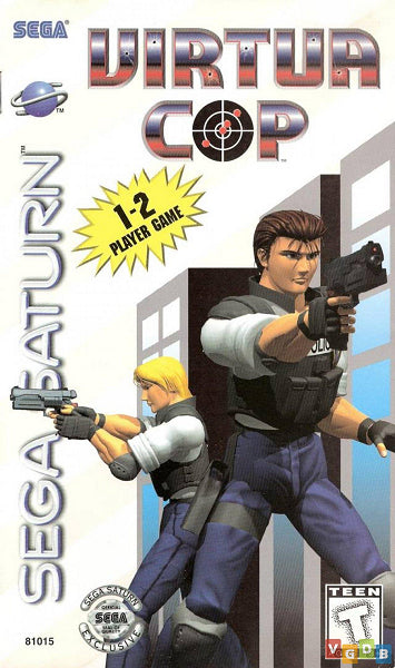 SEGA SATURN VIRTUA COP (COMPLETE IN BOX)