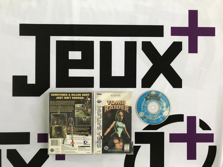 SEGA SATURN TOMB RAIDER (COMPLETE IN BOX)