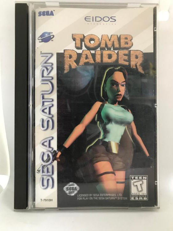 SEGA SATURN TOMB RAIDER (COMPLETE IN BOX)