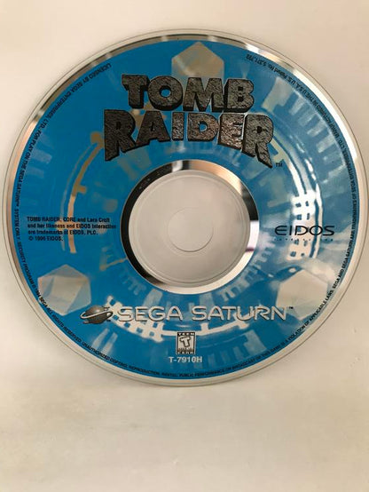 SEGA SATURN TOMB RAIDER (COMPLETE IN BOX)