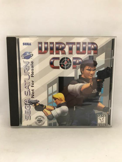 SEGA SATURN VIRTUA COP NOT FOR RESALE (COMPLETE IN BOX) (usagé)