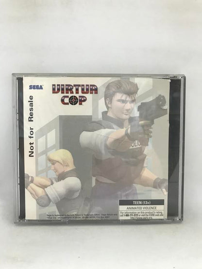SEGA SATURN VIRTUA COP NOT FOR RESALE (COMPLETE IN BOX) (usagé)