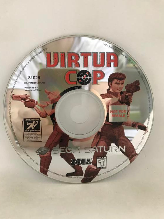 SEGA SATURN VIRTUA COP NOT FOR RESALE (COMPLETE IN BOX) (usagé)