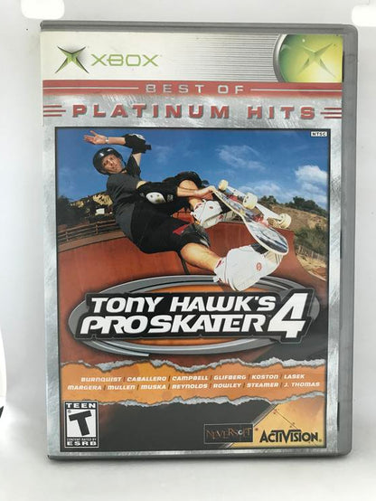 TONY HAWK'S PRO SKATER 4 BEST OF PLATINUM HITS (COMPLETE IN BOX)