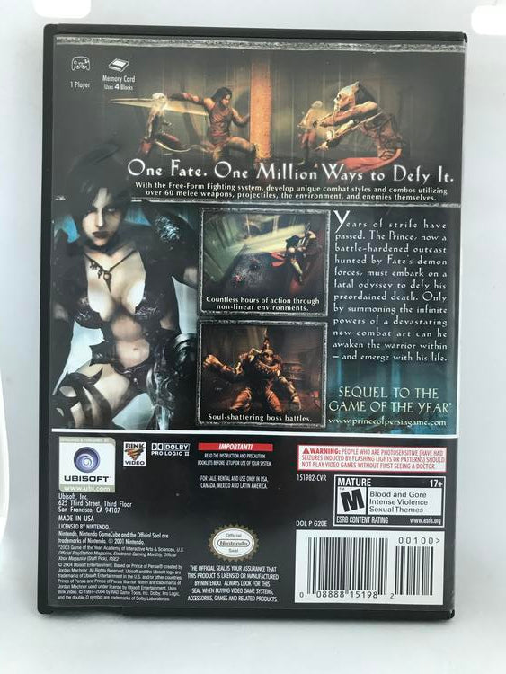 PRINCE OF PERSIA WARRIOR WITHIN (WITH BOX) (usagé)