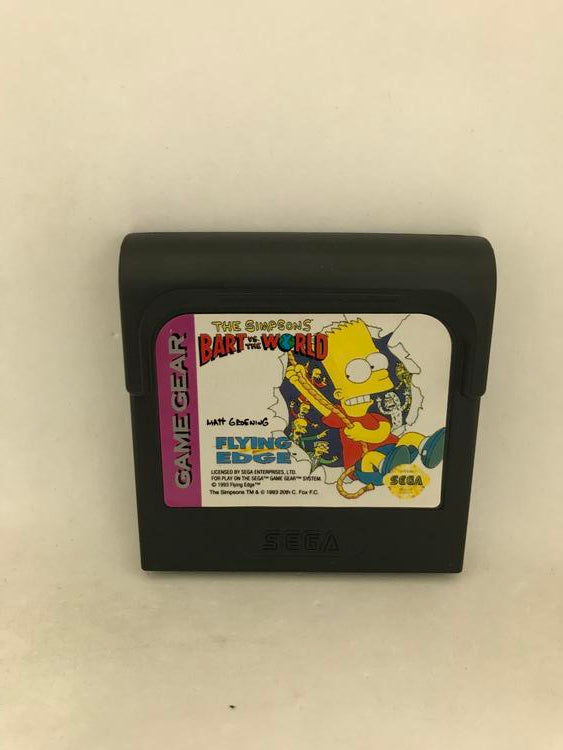 GAME GEAR THE SIMPSONS BART VS. THE WORLD (usagé)