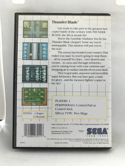 THUNDER BLADE (COMPLETE IN BOX)
