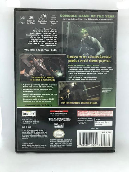 TOM CLANCY'S SPLINTER CELL (WITH BOX)
