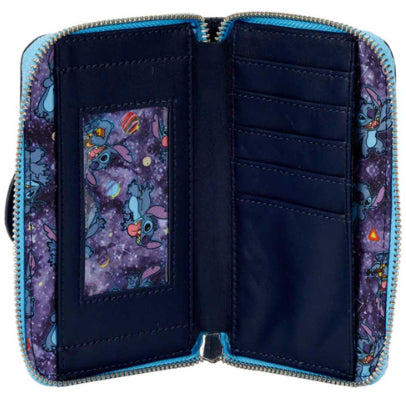 LOUNGEFLY DISNEY LILO & STITCH SPACE WALLET