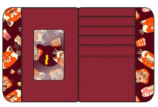 LOUNGEFLY DISNEY TURNING RED WALLET