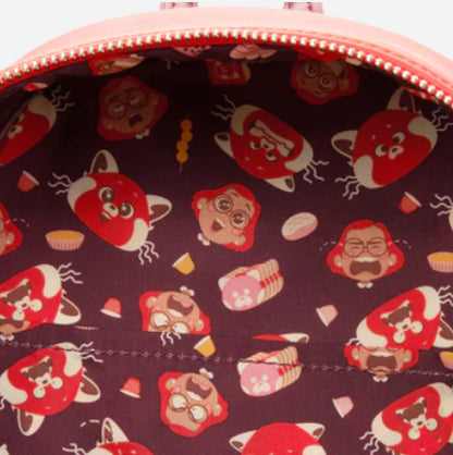 LOUNGEFLY DISNEY TURNING RED BACKPACK