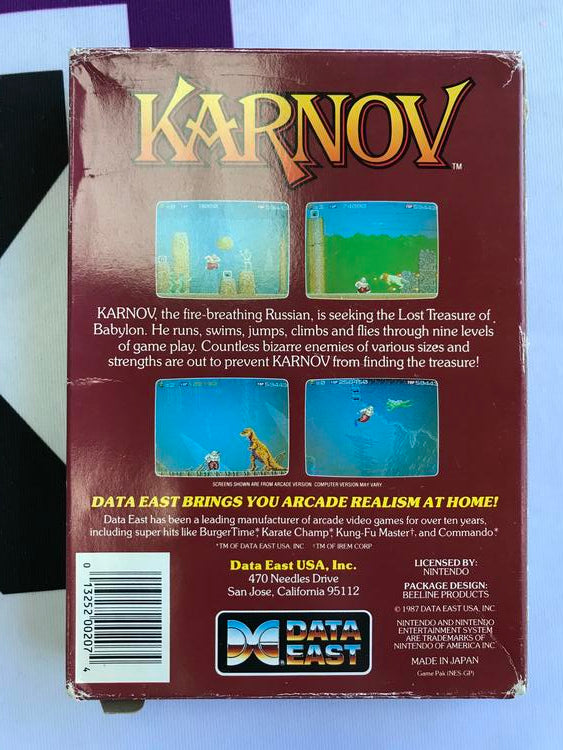 KARNOV (COMPLETE IN BOX)