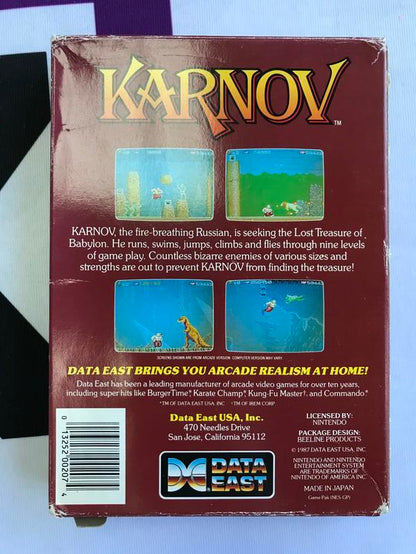 KARNOV (COMPLETE IN BOX) (usagé)