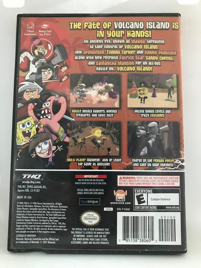 NICKTOONS BATTLE FOR VOLCANO ISLAND (COMPLETE IN BOX)