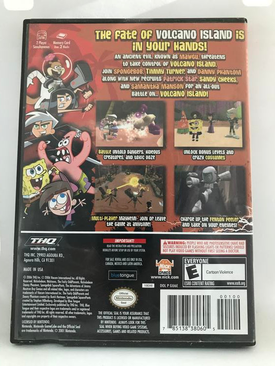 NICKTOONS BATTLE FOR VOLCANO ISLAND (COMPLETE IN BOX) (usagé)