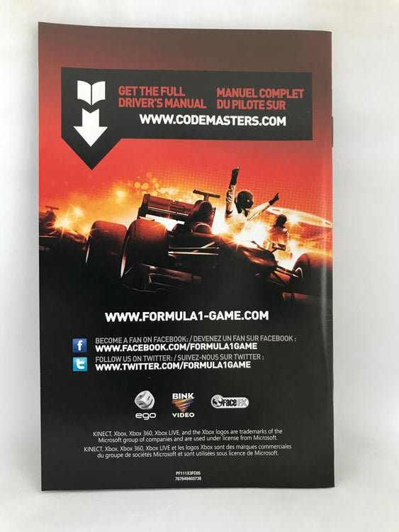 F1 2011 (COMPLETE IN BOX)