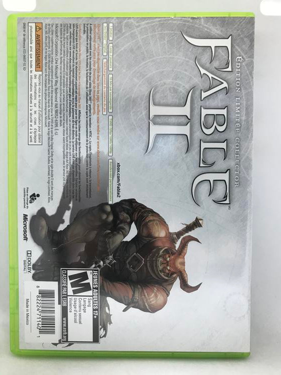 FABLE II LIMITED EDITION FRENCH ONLY (COMPLETE IN BOX) (usagé)