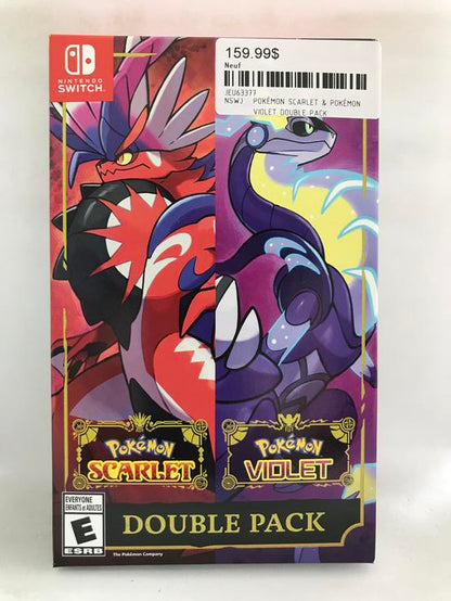 POKEMON SCARLET & POKÉMON VIOLET DOUBLE PACK (usagé)