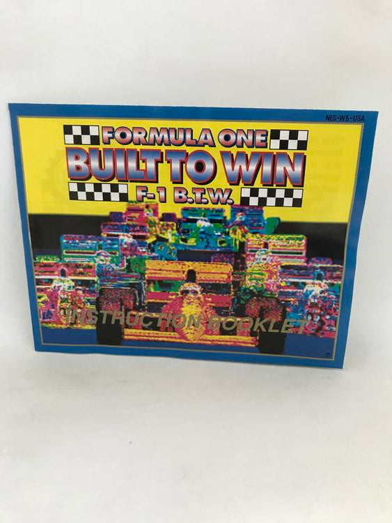 FORMULA ONE BUILT TO WIN (COMPLETE IN BOX)