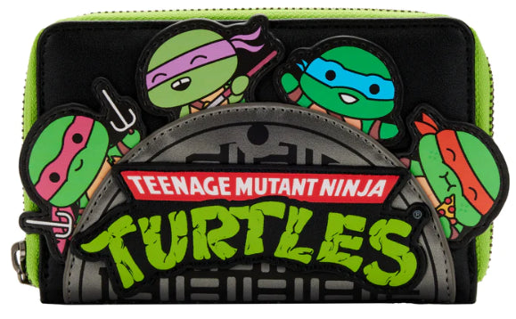 LOUNGEFLY TMNT SEWER CAP WALLET