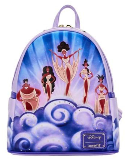 LOUNGEFLY DISNEY HERCULES MUSES BACKPACK (usagé)