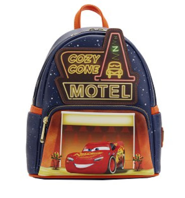 LOUNGEFLY DISNEY PIXAR CARS COZY CONE BACKPACK