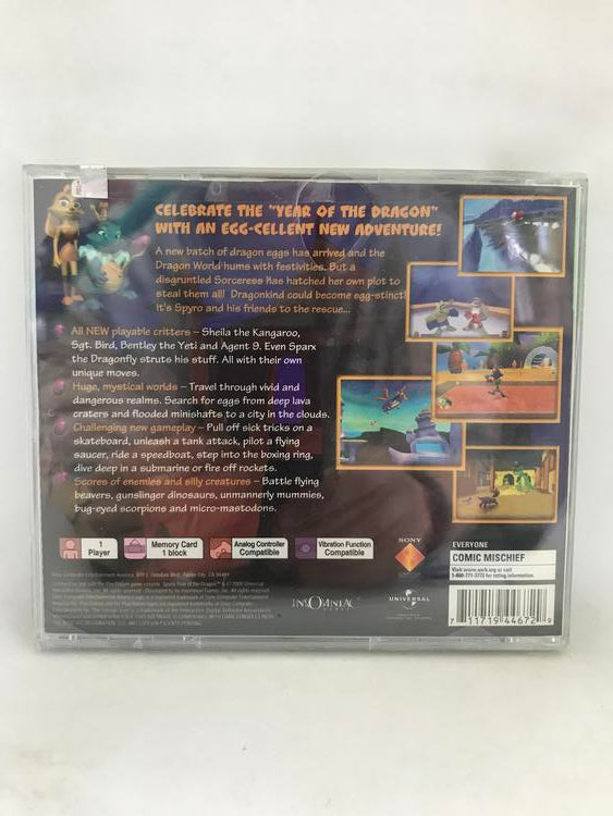 SPYRO YEAR OF THE DRAGON GREATEST HITS (SECURITY LABEL / RESEALED) (usagé)