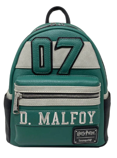 LOUNGEFLY HARRY POTTER TEAM SLYTHERIN MALFOY BACKPACK (usagé)