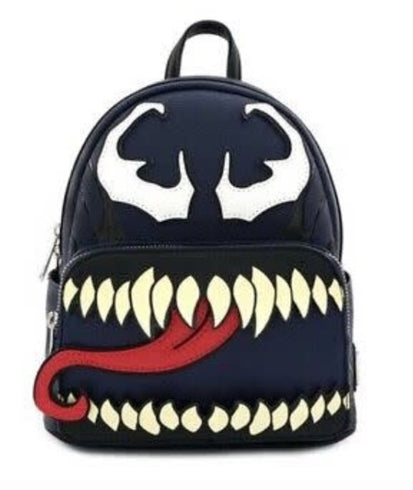 LOUNGEFLY MARVEL VENOM FACE BACKPACK