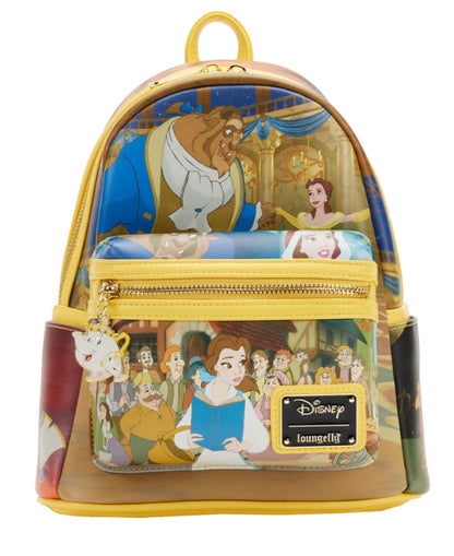 LOUNGEFLY DISNEY BEAUTY & THE BEAST SCENE BACKPACK